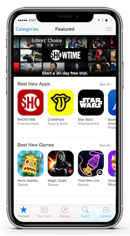 ChefsFeed featured on Best New Apps in the Apple App Store
