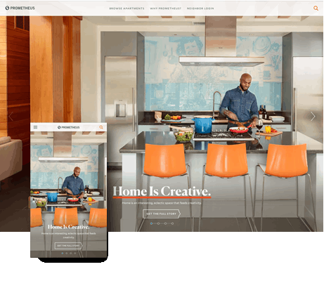 Desktop and mobile screenshots of a Prometheus web page